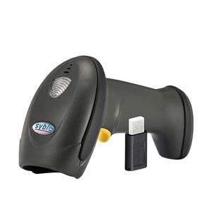 Lector de código de barras de mano BT inalámbrico con cable, escáner de código de barras 2D QR PDF417 para IOS, Android, IPAD - Product Image 1