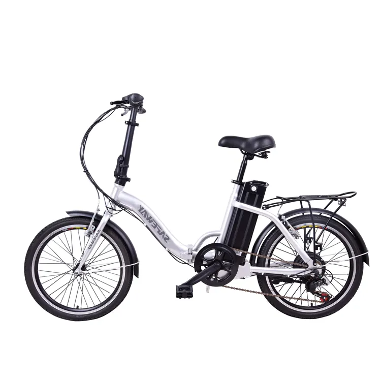 Europese Magazijn Opvouwbare Elektrische Fiets 250W 15ah Fat Tire Elektrische Fiets Max Zwart Wit Motor Frame Power Batterij Wiel