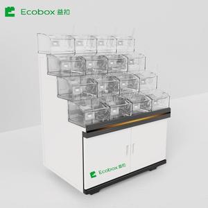 Ecobox nhựa hiển thị tủ số lượng lớn thực phẩm đảo hiển thị Kệ hiển thị đứng với Scoop Thùng - Product Image 6