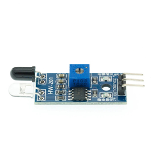 100PCS Módulo de sensor de evitación de obstáculos infrarrojo IR Robot de coche inteligente Fotoeléctrico reflectante de 3 cables