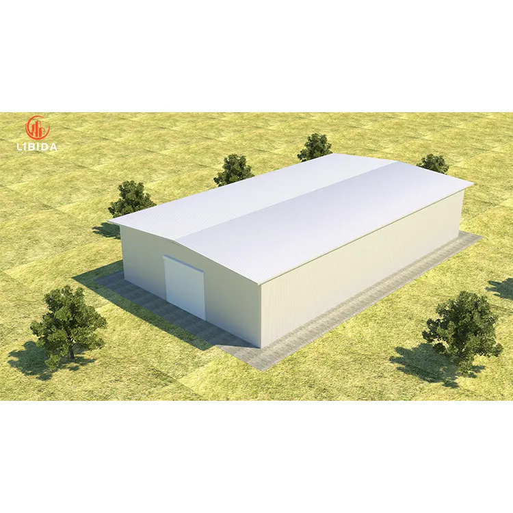 Low-cost prefabricated steel structure warehouse building prefab garages building kits