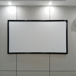 High Quality 60 &quot;16:9 4.5cm White Fiberglass Wide Edge Plastic Steel <strong>Frame</strong> <strong>Screen</strong> <strong>Fixed</strong> <strong>Frame</strong> Projector Projection <strong>Screen</strong> - Product Image 6