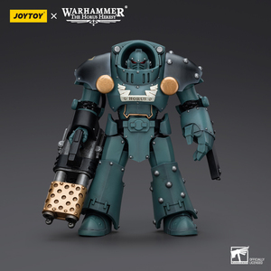 High Quality Joy Toy 1/18 Model Joints Sons of Horus Tartaros Terminator Squad Sergeant <strong>Warhammer</strong> 40K Action Figures Toy - Product Image 6