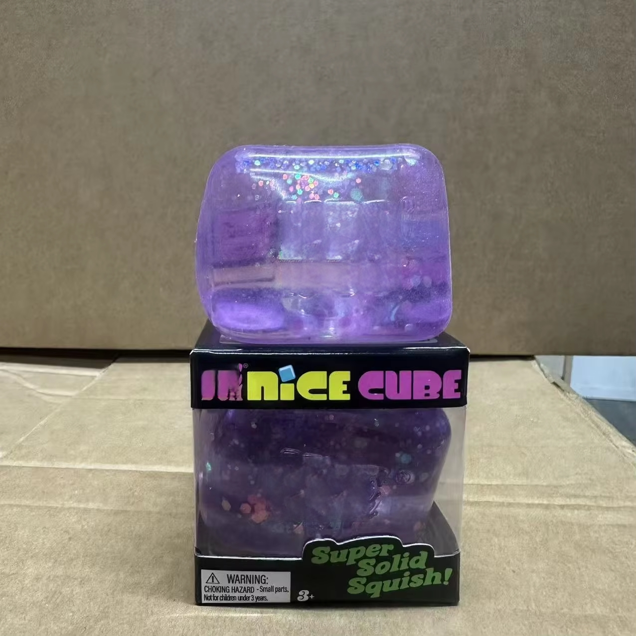 Glittery purple