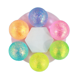 Sevimli özel sıkmak Glitter maltoz TPR Ultra yumuşak basınç tahliye yumuşak fudge yavaş yavaş yükselen Fidget sıkmak basınç topu