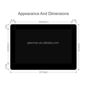 Waves hare 5 Zoll DSI LCD (B) 800x480 5 "Kapazitiver Touchscreen Raspberry Pi 4B 3B 3B 3A 2B B A CM4 CM3 CM3 Touchscreen - Product Image 2