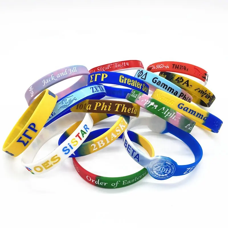 2024 nuovo bracciale braccialetto bracciale sigma gamma rho confraternita bracciale in silicone per confraternita