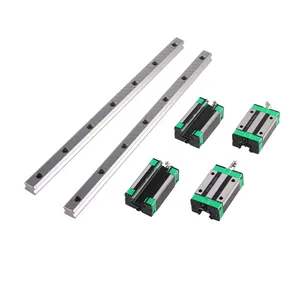 Riel lineal de guía cuadrada HGR20 15, 2 uds., cualquier longitud + 4 HGHCA/carro de bloque deslizante para grabado de enrutador - Product Image 3