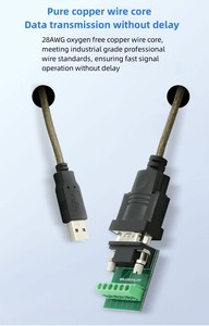 USB RS485/422 seri port kablosu İngiltere FTDI PL2303 modülü RS485 endüstriyel sınıf USB dönüştürücü 9-pin seri port dönüştürücü - Product Image 5