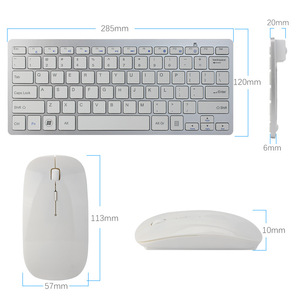Combo de teclado y ratón inalámbricos para ordenador portátil, Accesorios de ordenador de diseño delgado de alta calidad, 2,4G - Product Image 5