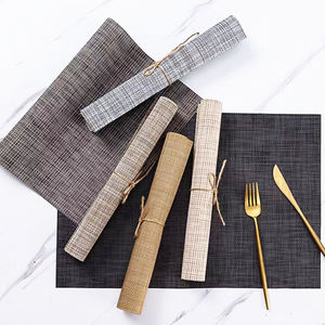 环保乙烯基聚氯乙烯网防滑垫餐桌餐垫编织耐热家用桌垫 - Product Image 6