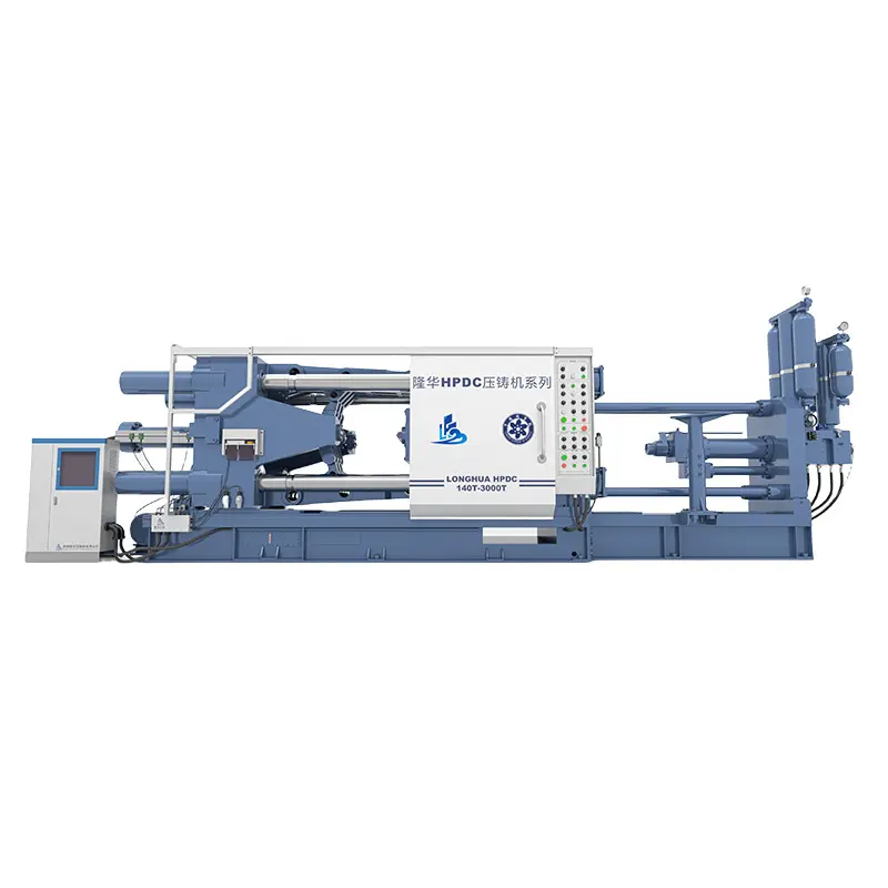 LH-HPDC macchina per pressofusione a camera fredda da 220T per pastiglie dei freni in alluminio che fanno attrezzature con mestolo automatico