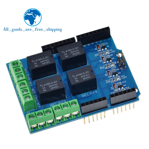 TZT 4 channel 5v <strong>relay</strong> shield module, Four channel <strong>relay</strong> <strong>control</strong> board <strong>relay</strong> expansion board for <strong>arduino</strong> UNO R3 mega 2560