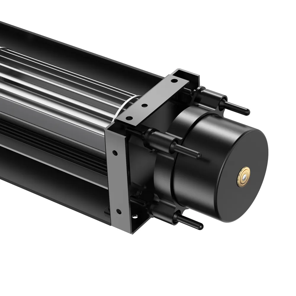 40Mm Dc 12V 24V 48V Aluminium Cross Flow Ventilator Tangentiële Blower Voor Koelsysteem, ventilatie, Vloerverwarming