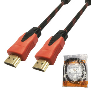 Hersteller 15m High-<span class=keywords><strong>Definition</strong></span> Schwarz Rot für HDMI-Kabel PVC-Jacke 4K Braid Unterstützt 3D 4K für <span class=keywords><strong>Computer</strong></span> Network Version 1.4