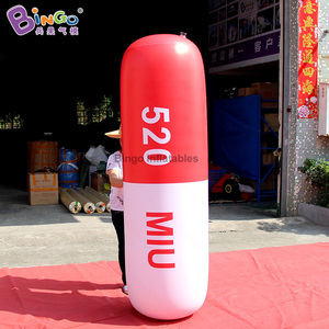 PVC özel Logo dev şişme hapları balon tıbbi şişme kapsül modeli promosyon reklam için şişme hap - Product Image 4
