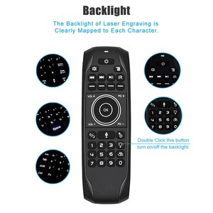 Leistungs starke zweisprachige Mini-Tastatur Englisch Russisch mit Air Mouse Support Voice Remote Control - Product Image 4