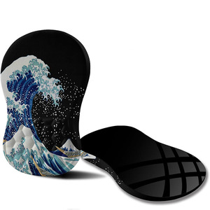 Tappetino da polso ergonomico con Design rotondo personalizzato Memory Foam tappetino da scrivania in Gel cartone animato mano Computer Mouse Pad per gioco/ufficio/uso domestico - Product Image 3