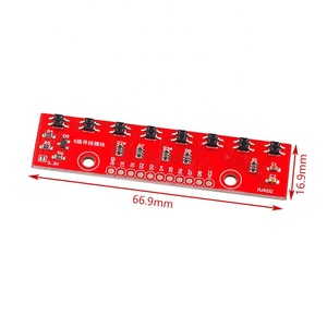 8-Kanal-IR-Infrarot-Tracking-Sensormodul Barrier Line Track Sensor modul Erkennungs karte DIY für Arduino Smart Car Robot