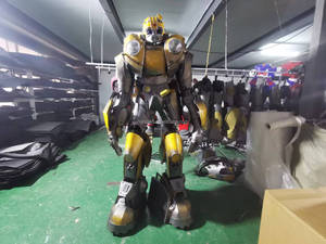 搞笑嘉年华Cosplay机器人变压器套装机器人大尺寸逼真商务促销贸易展舞蹈机器人服装 - Product Image 4