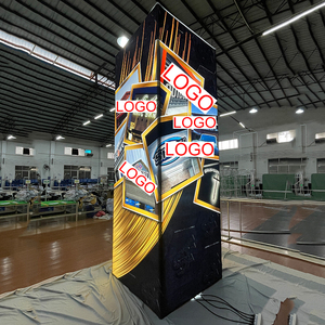 Quảng Cáo xoay hộp đèn hiển thị ngoài trời Tùy Chỉnh 4 bên xoay vải không thấm nước dẫn hộp Đèn - Product Image 1