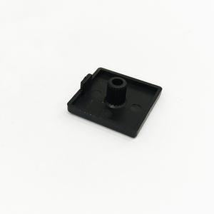 2020 loạt t khe cắm đùn nhôm hồ sơ Đen ABS vuông kết thúc Mũ Carton Đóng Gói - Product Image 6