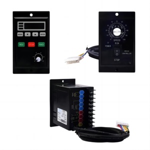 优质驱动控制器6W ~ 250W 370W单相110V/220V交流齿轮电机简单常速控制器 - Product Image 5