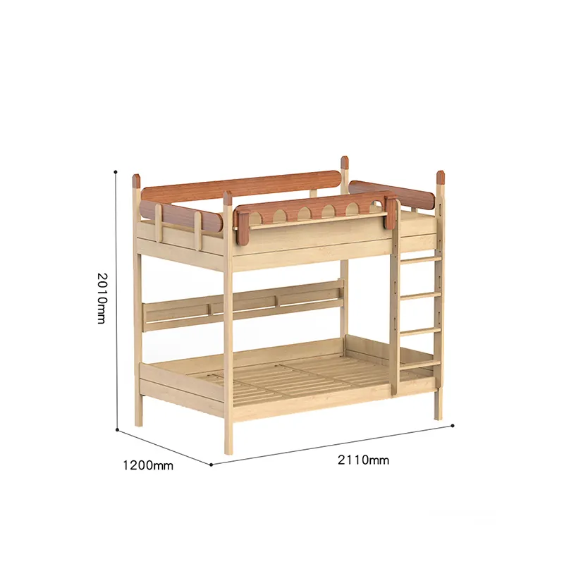 Multifunctional A Grade Beech Wooden Bunk Beds For Child