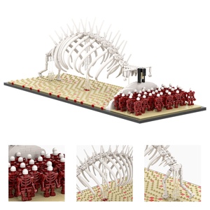 MOC1240 1360pcs Attack on Titan <strong>the</strong> Runbling Mini Toys Building Bricks Building Kits Compatible with Leguoguo - Product Image 6