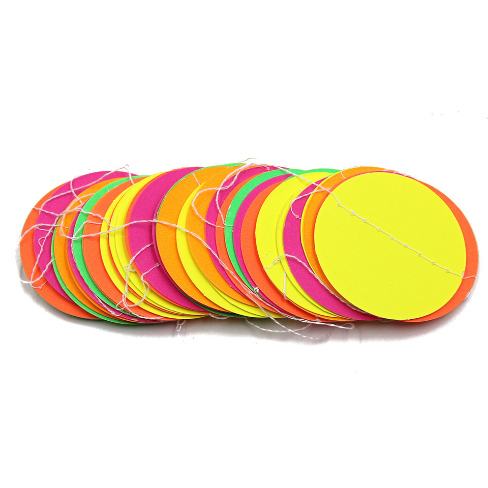 Guirlande lumineuse néon colorée - 1 pièce, 4,5 mètres, cercle à pois
