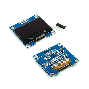 0,91 0,96 1,3 1,54 2,42 Zoll IIC Seriell Weiß Blau Gelb OLED LCD LED-Anzeige modul 128 X64 I2C LCD-Bildschirm für Arduino