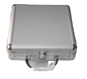 Bán Buôn 100 200 300 500 PC Kim Loại Cặp Hộp Màu Đen Sliver Vali Tàu Sân Bay Lưu Trữ Hợp Kim Nhôm Và Rỗng Poker Chip Trường Hợp - Product Image 6