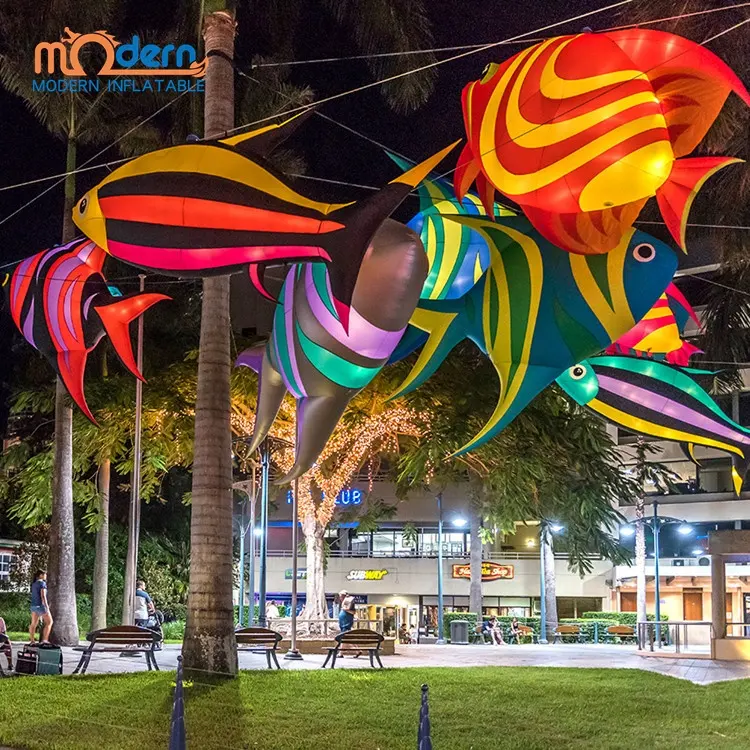 Globo inflable volador gigante para publicidad, gran calidad, para interior, Océano marino, decoración de fiesta