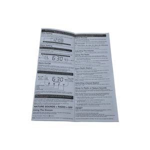 Katalog baskı için özel tasarım broşür baskı hizmet küçük kullanım kılavuzu kitapçık/talimat kitap baskı - Product Image 2