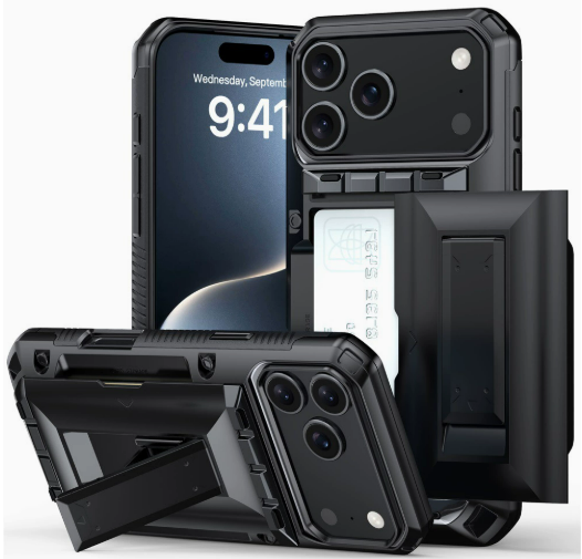 Porte-cartes intégré A Gunmetal