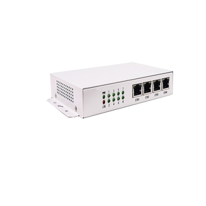 4チャンネルFXS/FXO 4GE PCMマルチプレクサ4 RJ11ポートボイスオーバーファイバー4ギガビットイーサネット - Product Image 5