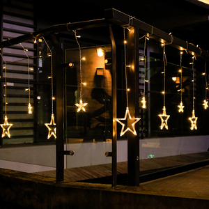 Đèn LED Màn Giáng Sinh 3.5M Chạy Bằng Năng Lượng Mặt Trời 138LED Đèn Cổ Tích 8 Chế Độ Đèn Treo Dây Với Điều Khiển Từ Xa Cho Đám Cưới - Product Image 5