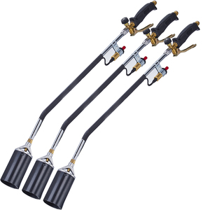 Soplete de propano para quemador de maleza, antorcha de soplado con encendido piezoeléctrico, manguera alta de 6,6 pies para techo de carreteras, hielo - Product Image 1