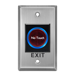 New Touchless Door Access Control Release Switch <strong>IR</strong> Contactless No Touch Infrared <strong>Exit</strong> <strong>Button</strong> - Product Image 1