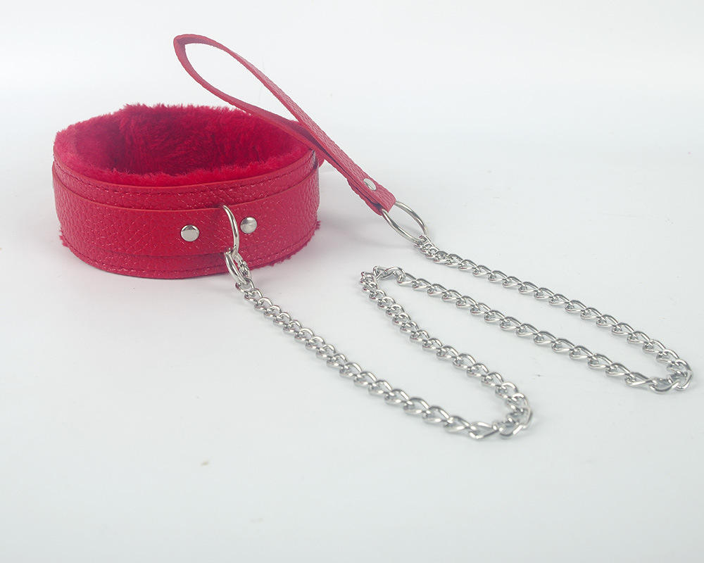 Red collar drag chain
