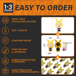 Fabrication d'insigne en métal de haute qualité Anime métal dur émail doux épinglettes personnalisées épinglette en émail personnalisé - Product Image 5