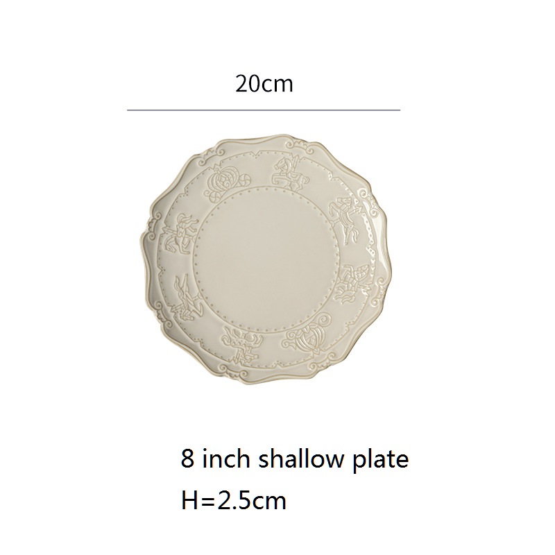 8" shallow plate
