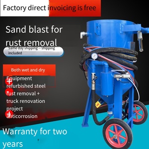 Mobil kumlama makinesi kumlama tankı pas kaldırma yüksek basınçlı büyük ve küçük kumlama makinesi - Product Image 2