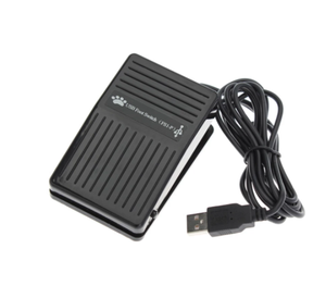 Bestseller Fuß schalter Tastatur pedal für HID PC Computer USB Action Switch Control Vorprogramm Tasten funktionen Maus PC Spiel - Product Image 2