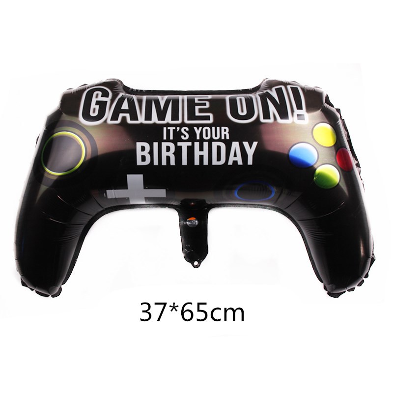 1pc game on controller foil balloon