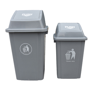 Plastik 50L 60L 80L tekerlekli çöp tenekesi çöp kovası çöp tenekesi çevre dostu tekerlek kutusu - Product Image 4