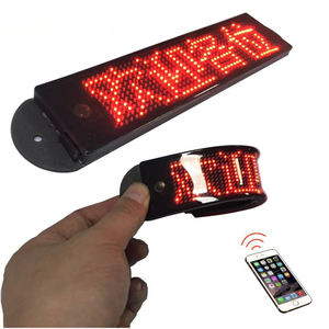 App Control <span class=keywords><strong>Flash</strong></span>-Werbe kappen Programmier bare Werbe nachrichten Display Hat Benutzer definiert Zeigt LED Light Up Cap