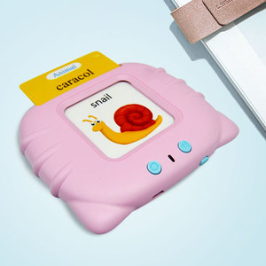 Spanish Talking Flash Cards Kognitives Spielzeug Vorschule Sprache Aussprache Lern gerät Sprechen Karteikarten Maschine - Product Image 4