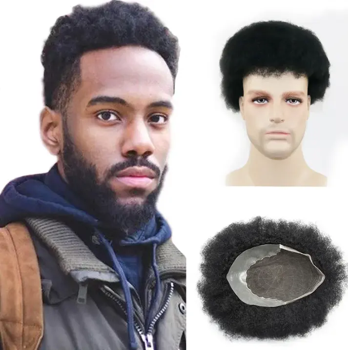 Mens topper cabelo humano homens afro-americanos até cabelo humano mens perucas perucas perucas em dubai, atacado peruca peruca peruca peruca de cabelo humano