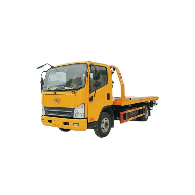 Dongfeng 4tons 5tons 8tons Road Wrecker Car Carrier Recovery Rollback Road Platform Crane Truck Towing Wrecker à vendre